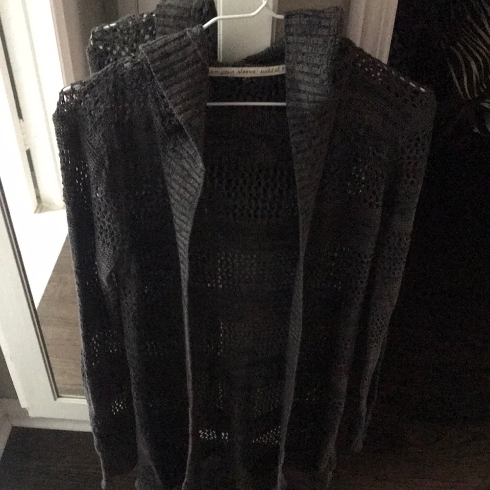 Hooded cardigan